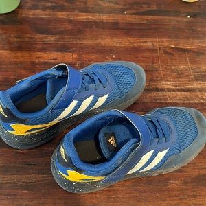 Blue adidas sneakers